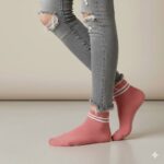 جوراب صورتی