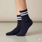 جوراب سرمه ای